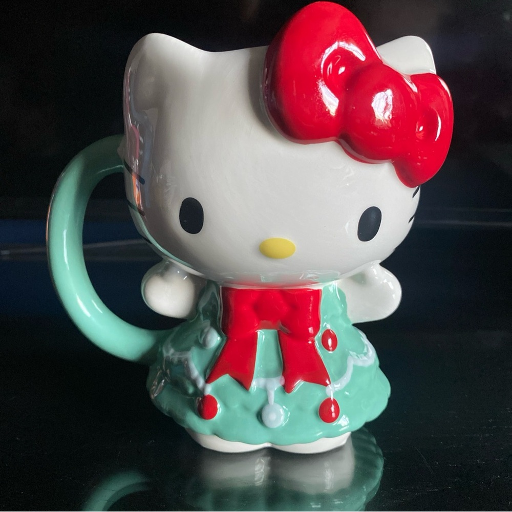 New Hello Kitty Ceramic Christmas Tree Mug